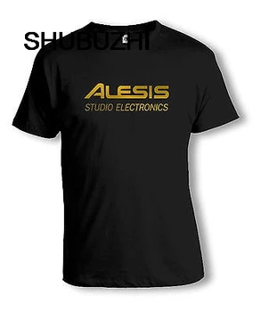 Alesis Logotip T-Shirt | Studio Elektronika | DJ | verschiedene Farben man tee shirt luksuzne blagovne znamke vrhovi bombaž tees